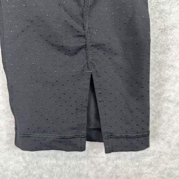 Lululemon Womens 6 Black Gather and Crow Crop Leggings Split Hem‎ Athletic Pants - Picture 4 of 8